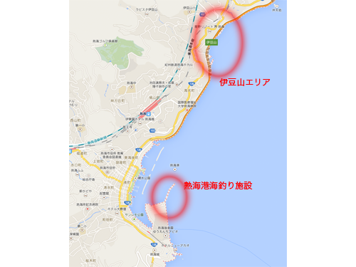 熱海中心地地図